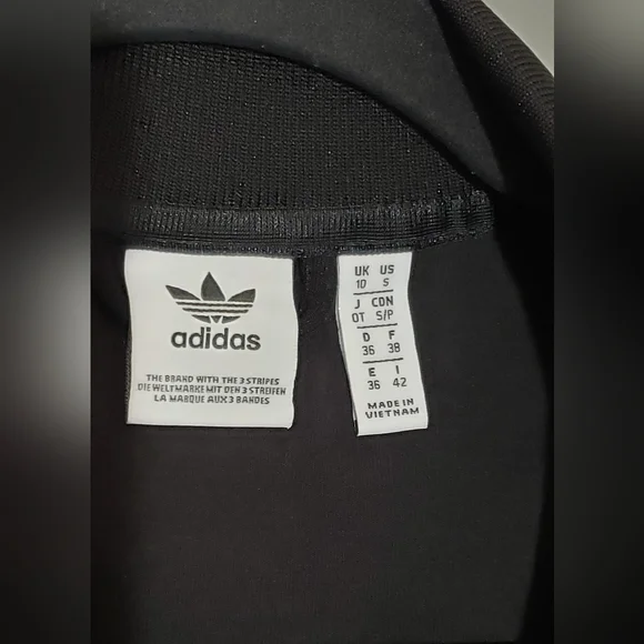 Adidas SST TT (CE2392) Originals Classic Track Jacket Black/White sz. S Womens - Picture 9 of 14